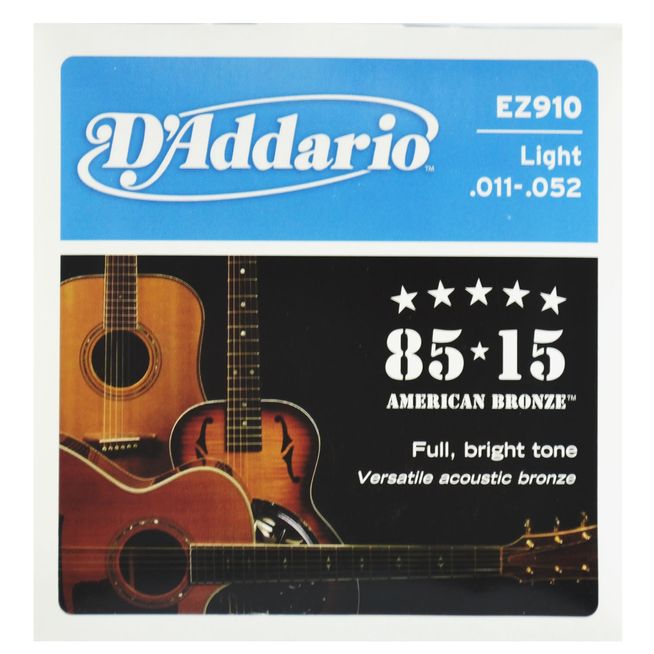 Encordoamento-Violao-Aco-Ligth-.011-.052---D-Addario Encordoamento-Violao-Aco-Ligth-.011-.052---D-Addario