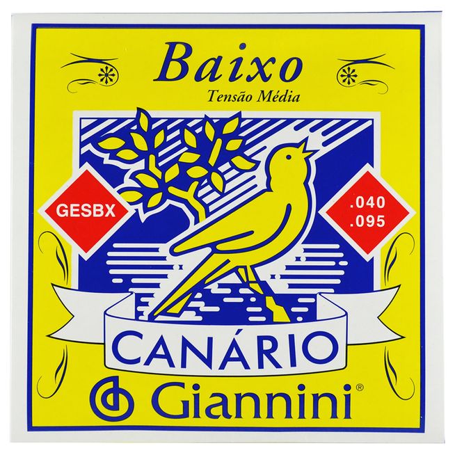 Encordoamento-Inox-Contra-Baixo-com-Chenilha---Giannini Encordoamento-Inox-Contra-Baixo-com-Chenilha---Giannini