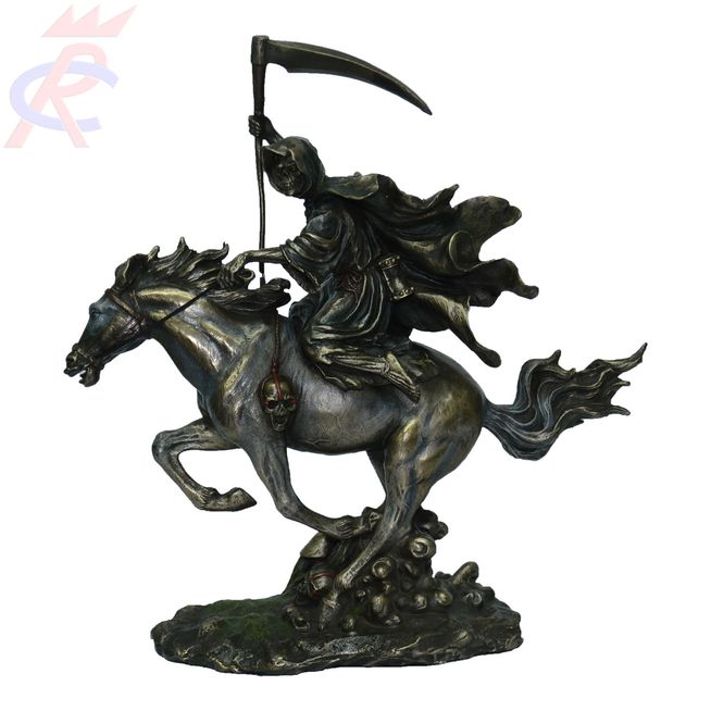 Estatueta-em-Resina-Decorativa-Cavaleiro-do-Apocalipse--Morte--25-Cm Estatueta-em-Resina-Decorativa-Cavaleiro-do-Apocalipse--Morte--25-Cm