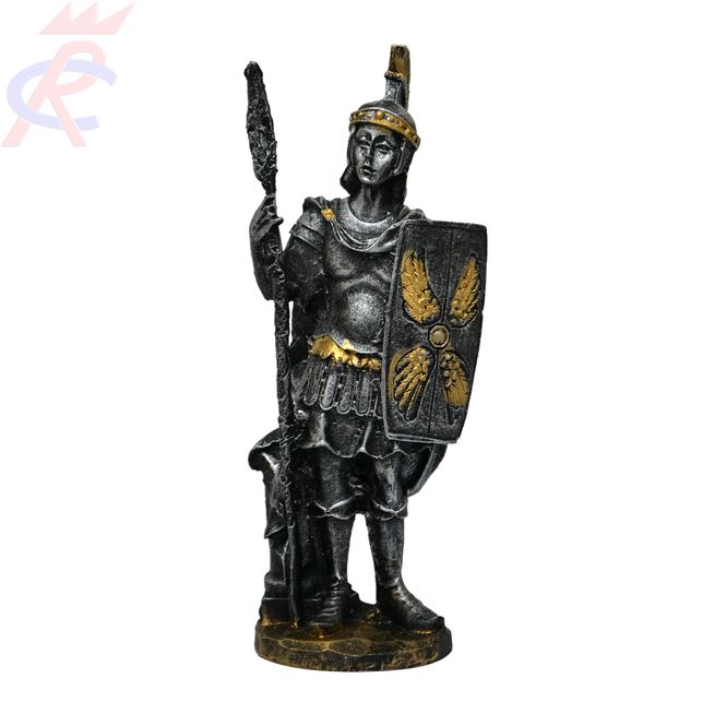 Cavaleiro Medieval com Espada Prateado 35 Cm - Rei da Cutelaria