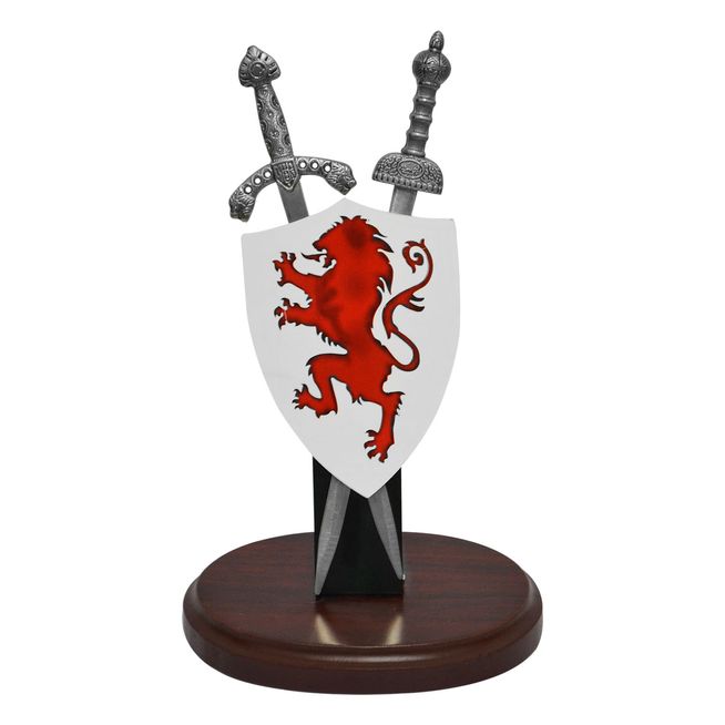 Jogo-de-2-Abridores-de-Cartas-com-Suporte-e-Escudo Jogo-de-2-Abridores-de-Cartas-com-Suporte-e-Escudo