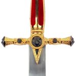 Mini-Espada-Decorativa-Cabo-em-Metal-com-Bainha-50-cm