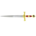 Mini-Espada-Decorativa-Cabo-em-Metal-com-Bainha-51-cm
