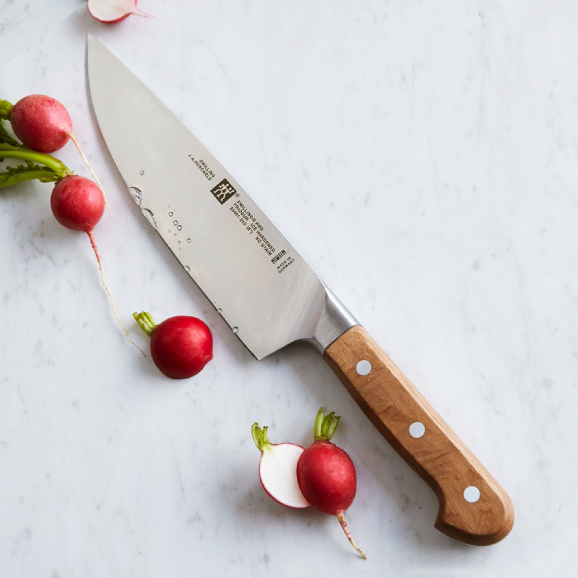 Faca Inox Chef 8" Zwilling Pro Wood - Rei da Cutelaria