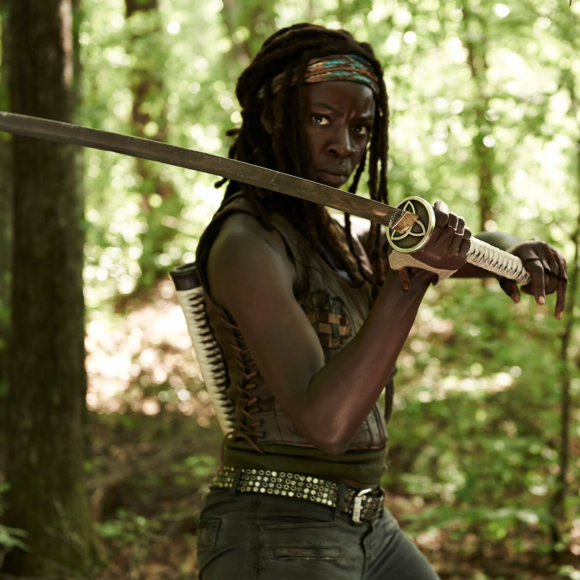 Katana Michonne The Walking Dead Master Cutlery Rei da Cutelaria