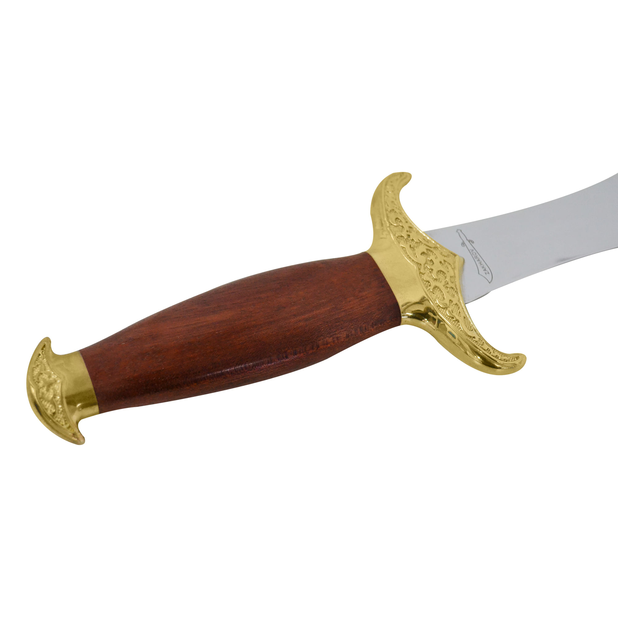 Punhal com Bainha de Couro 7,5