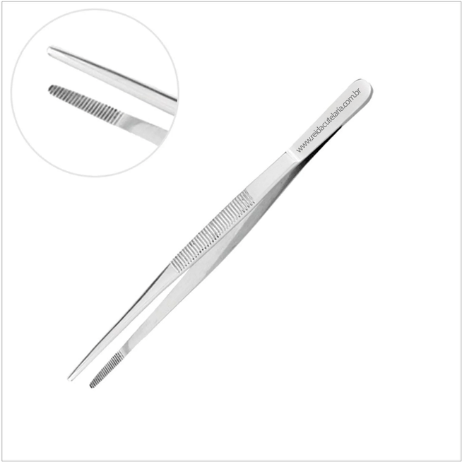 pinca-culinaria-profissional-com-serrilha-16-cm-P-16 pinca-culinaria-profissional-com-serrilha-16-cm-P-16